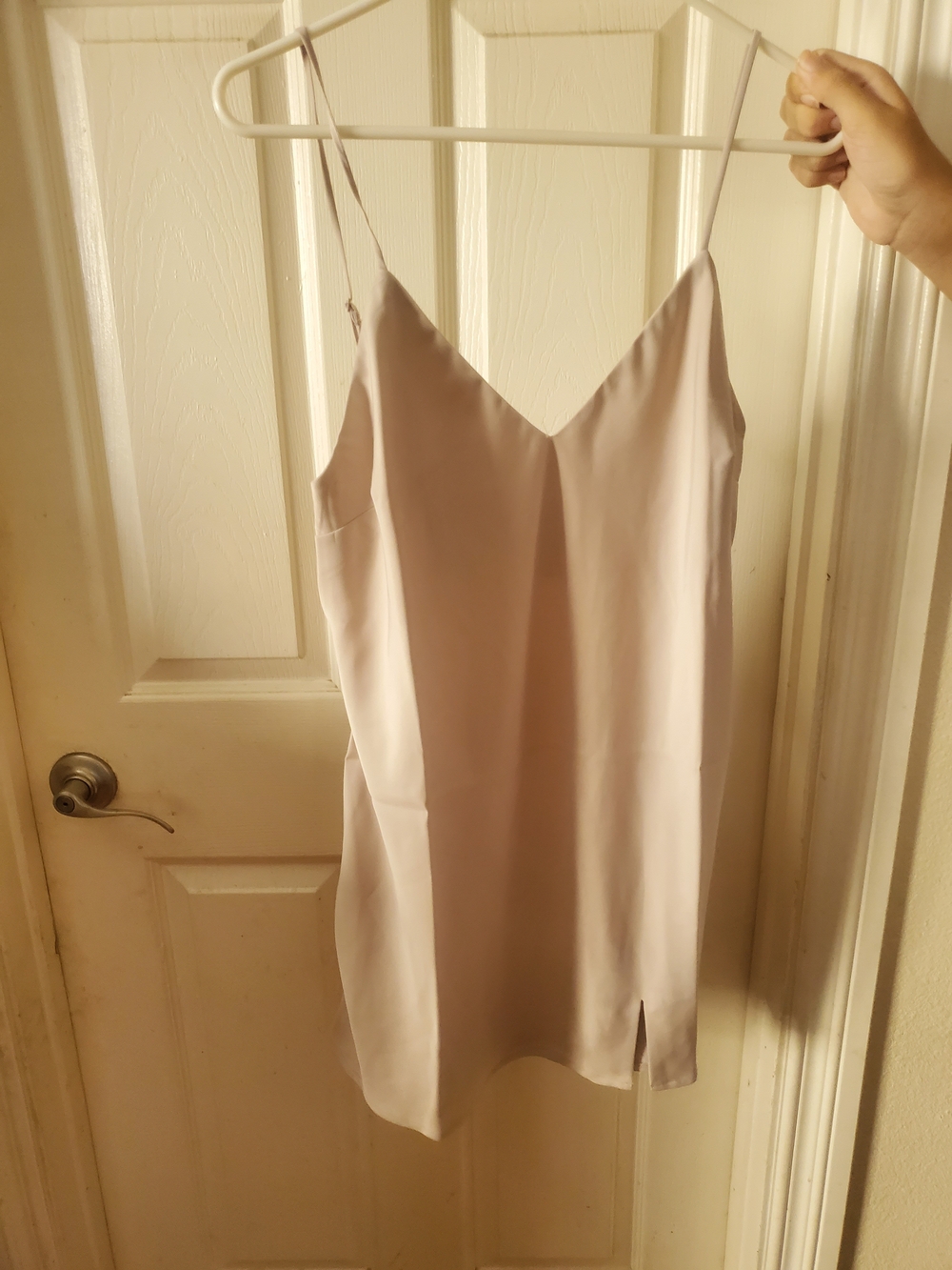 a new day Cream Slip Mini Dress